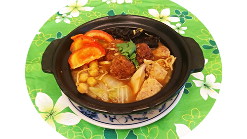 砂鍋獅子頭・中平素食之家